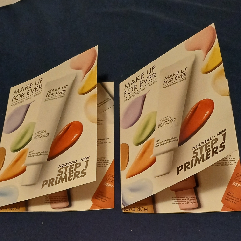 Make Up For Ever By Sephoria Step 1 Primers Set (2 Sample Cards)